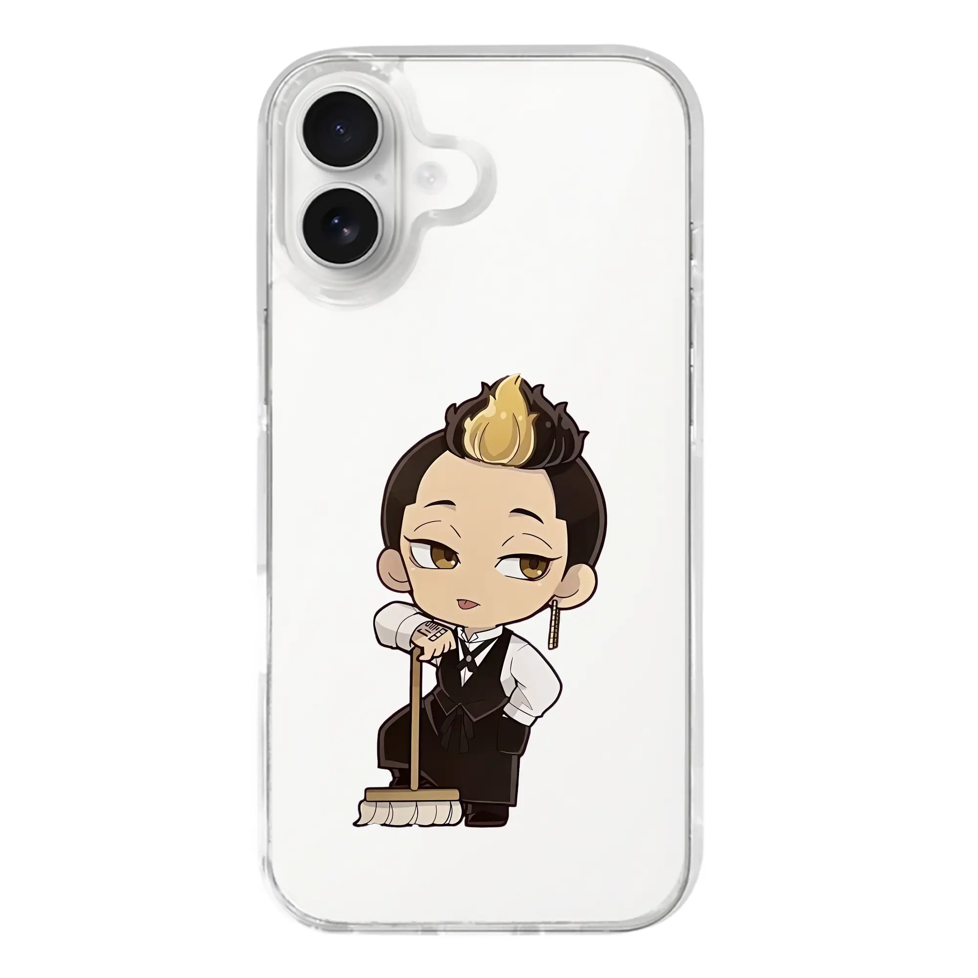 東京リベンジャーズ グッズ,半間修二 - iPhone 17シリーズ 透明スマホケース – 薄型・耐衝撃・精密フィット保護カバー